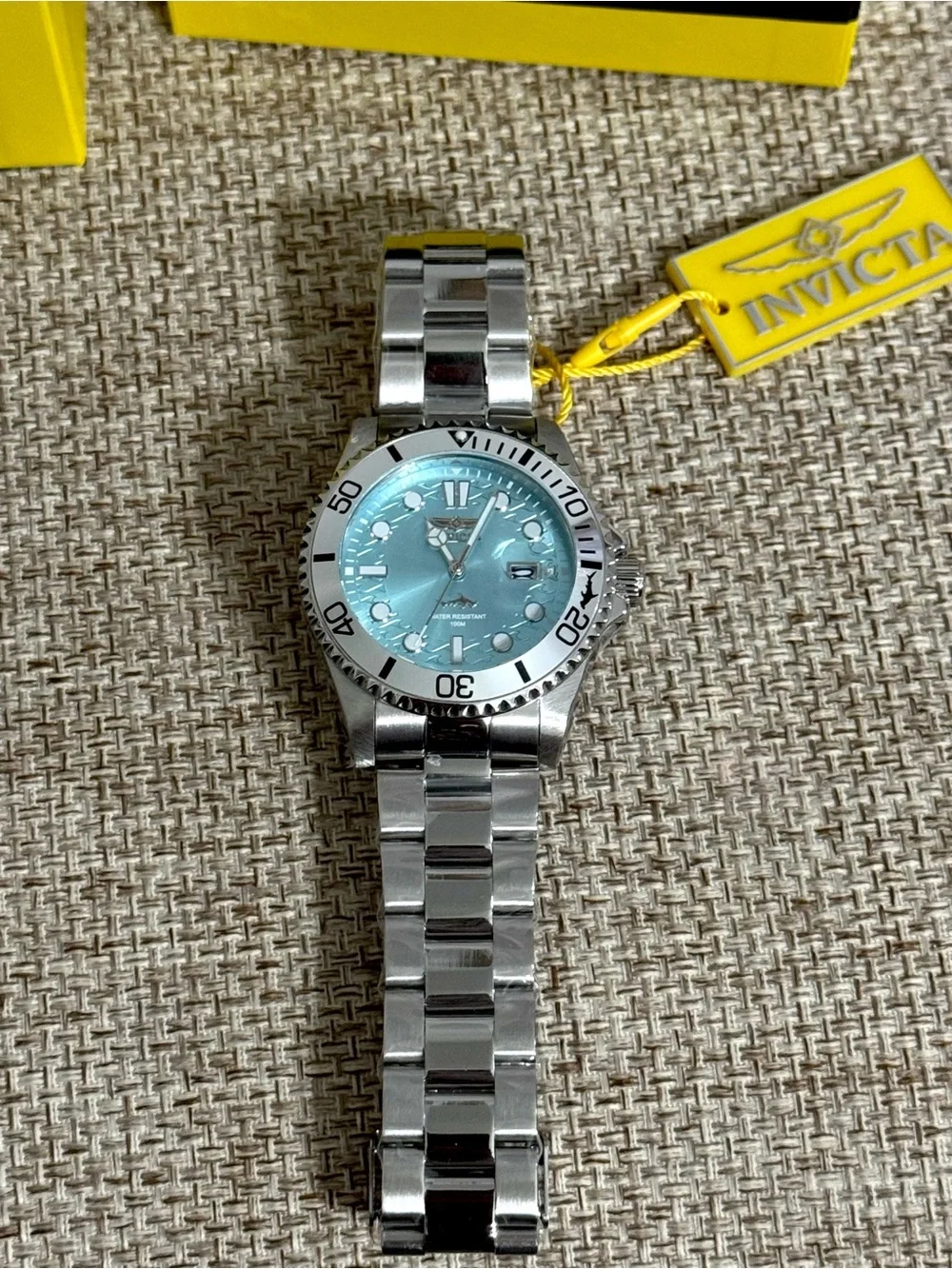 Invicta Pro Diver Currentwave 44715 Aqua Blue Men’s Watch NIB